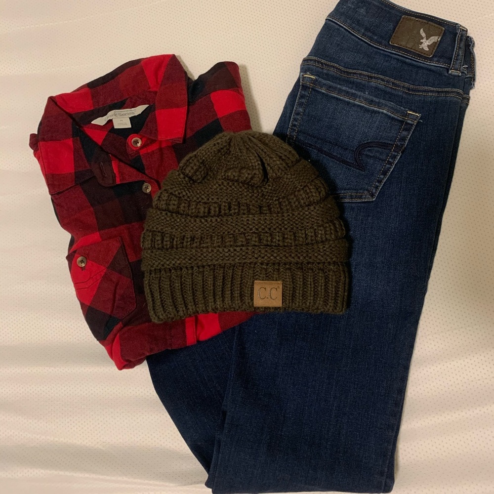 Fall outfit! 🍂 American Eagle outfitters , C.C